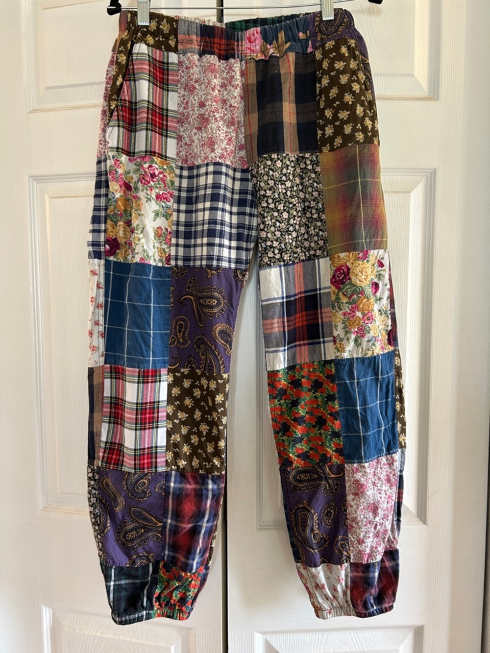 Supreme 16FW patchwork joggers